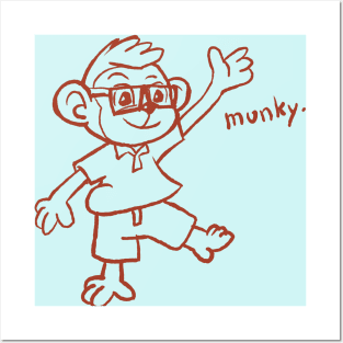 Munky. Posters and Art